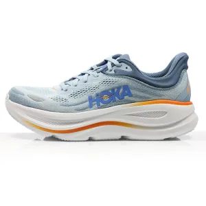 Running Shoes Shoe Laces Hoka One One Bondi 9 Men's 2E Wide Fit Running Shoe - Drizzle/Downpour