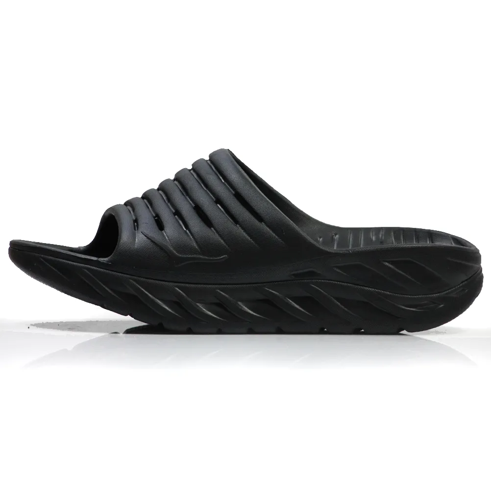 Good Running Training Shoes Hoka One One Ora Men's Recovery Slide - Black