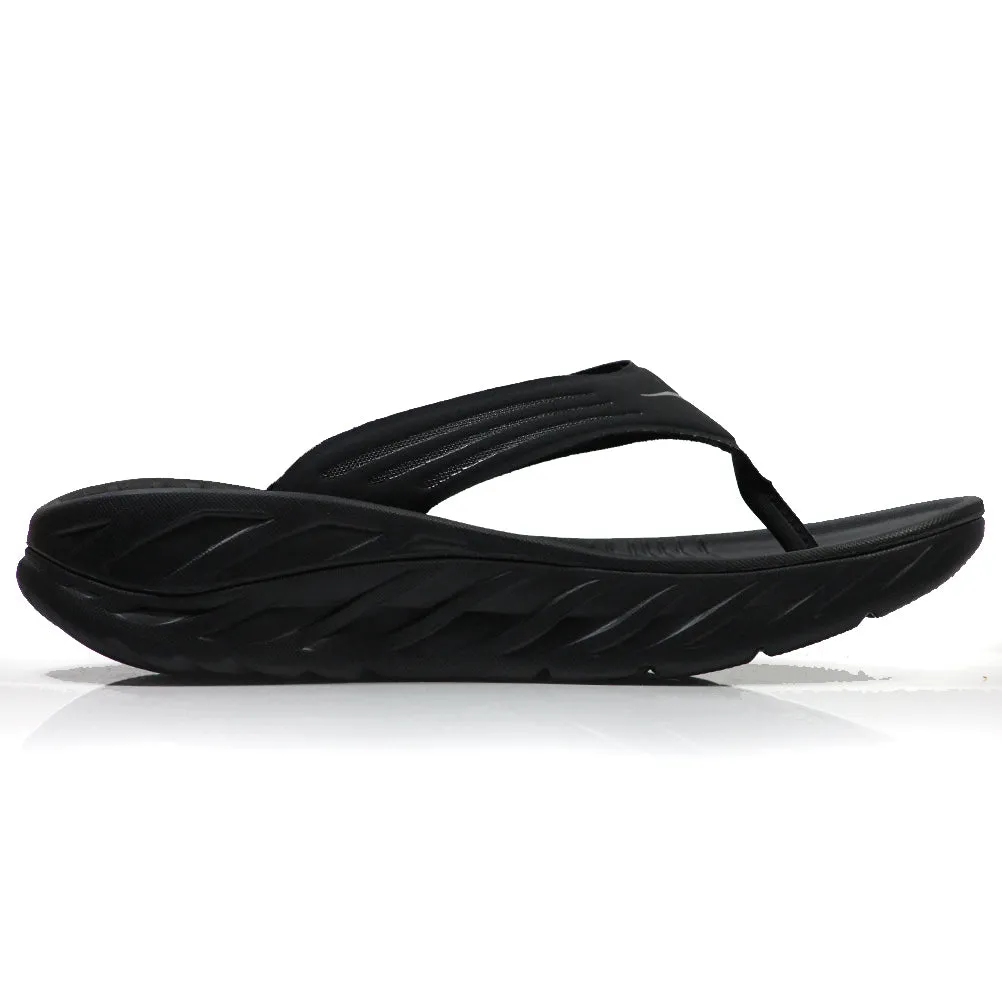 Las Vegas Strip Hoka One One Ora Women's Recovery Flip - Black/Black
