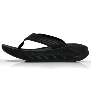 Hoka One One Ora Women's Recovery Flip - Black/Black Shoes Basketball