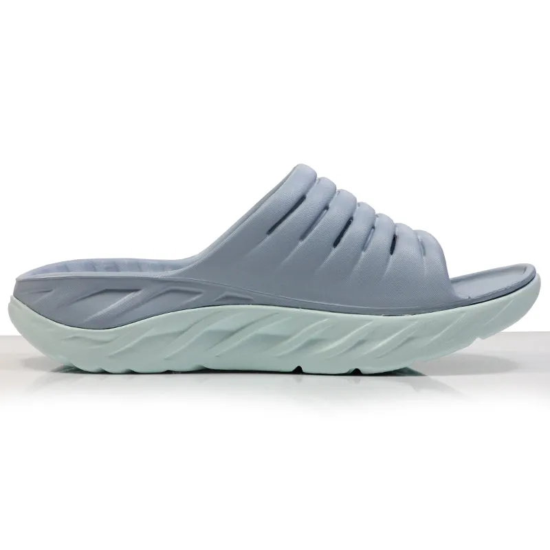 Hoka One One Ora Women's Recovery Slide - Blue Fog/Blue Glass Differences In Shoes