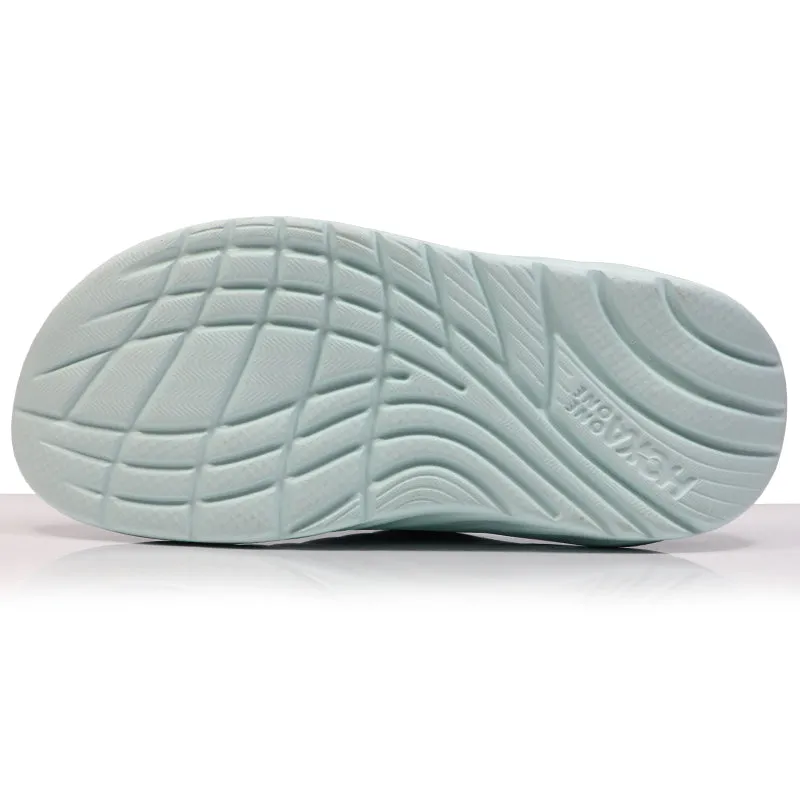 Hoka One One Ora Women's Recovery Slide - Blue Fog/Blue Glass Metatarsalgia Shoes