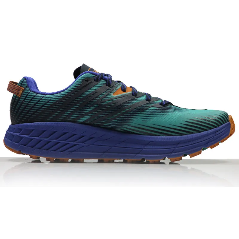 Hoka One One Speedgoat 4 Men's Trail Shoe - Atlantis/Dazzling Blue How To Lace Running Shoes