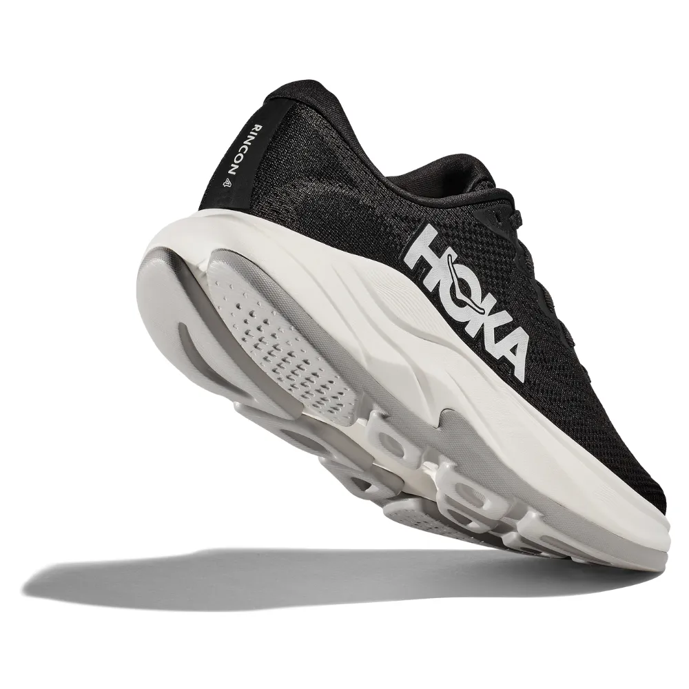 Does Shoes Run True To Size Hoka Rincon 4 Black/White Running Shoe (Women's)