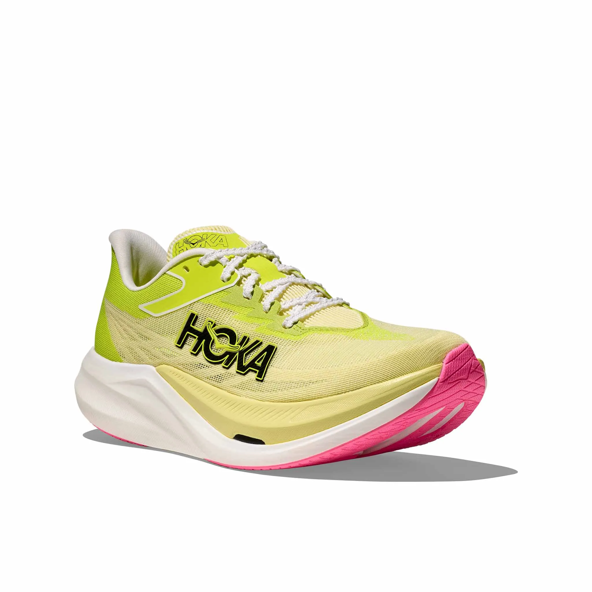 HOKA | Unisex Rocket X 3 Running Shoes - Sunlight/Neon Hoka Citrus Shoes At Sam's Club