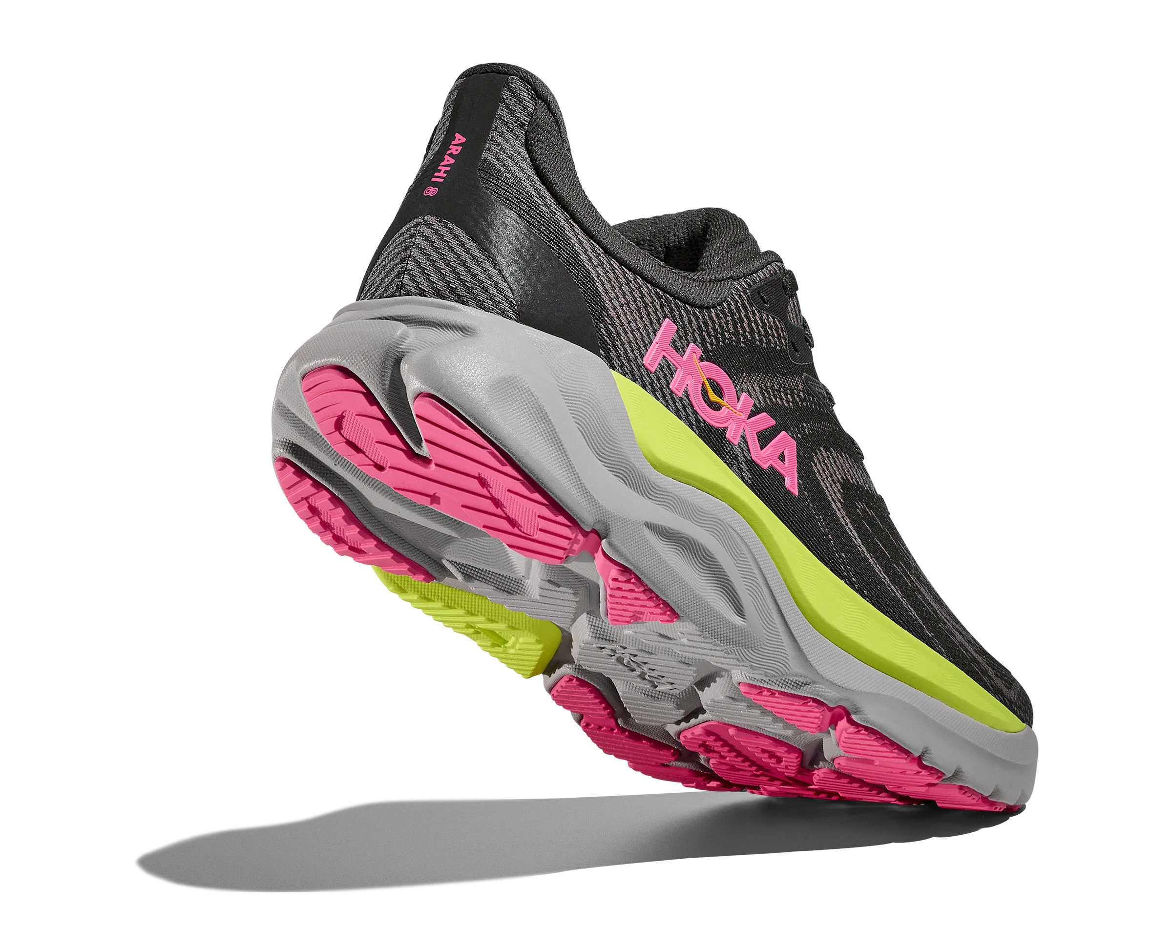 No Bull Trainer Shoes HOKA Women's Arahi 8 - CHARCOAL GREY / GREY SKIES