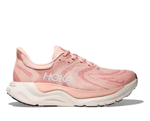 HOKA Women's Arahi 8 - ROSE CREAM / ALABASTER (Wide) Best Training Shoes For Wide Flat Feet