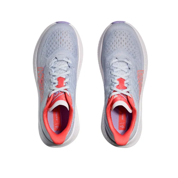 HOKA Women's Mach 6 Wide Grey/Orange Best Shoes For Big Guys