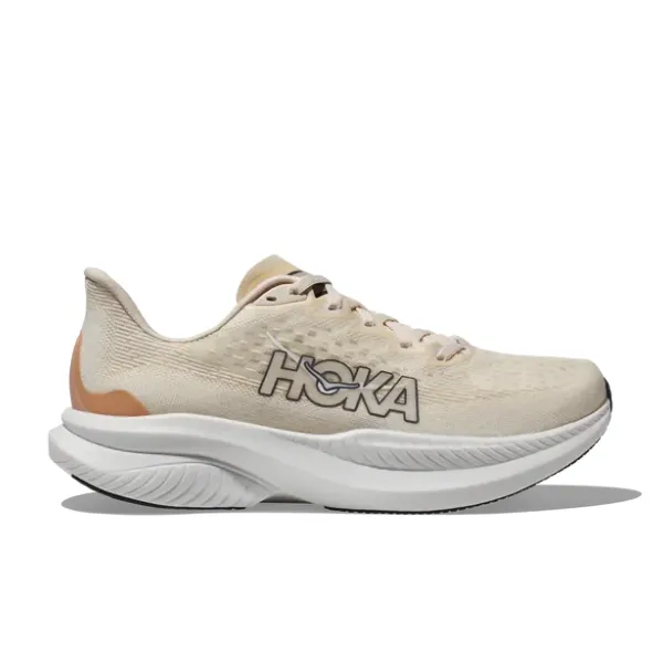 HOKA Women's Mach 6 (Wide Width) Vanilla Styles Of Shoes