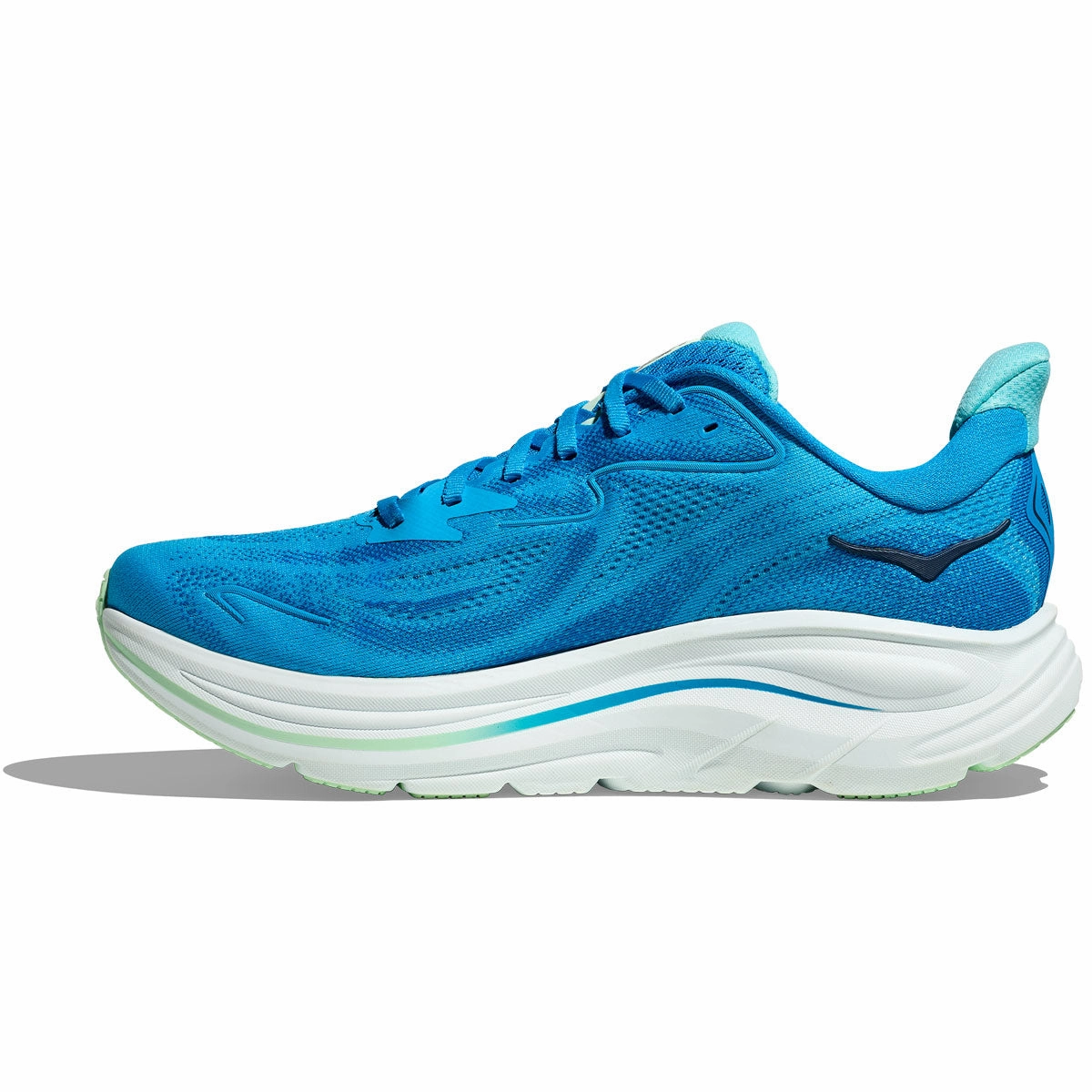 Hoka Clifton 10 Wide Fit Running Shoes - Mens - Hoka Blue/Skyward Blue Deals On Shoes