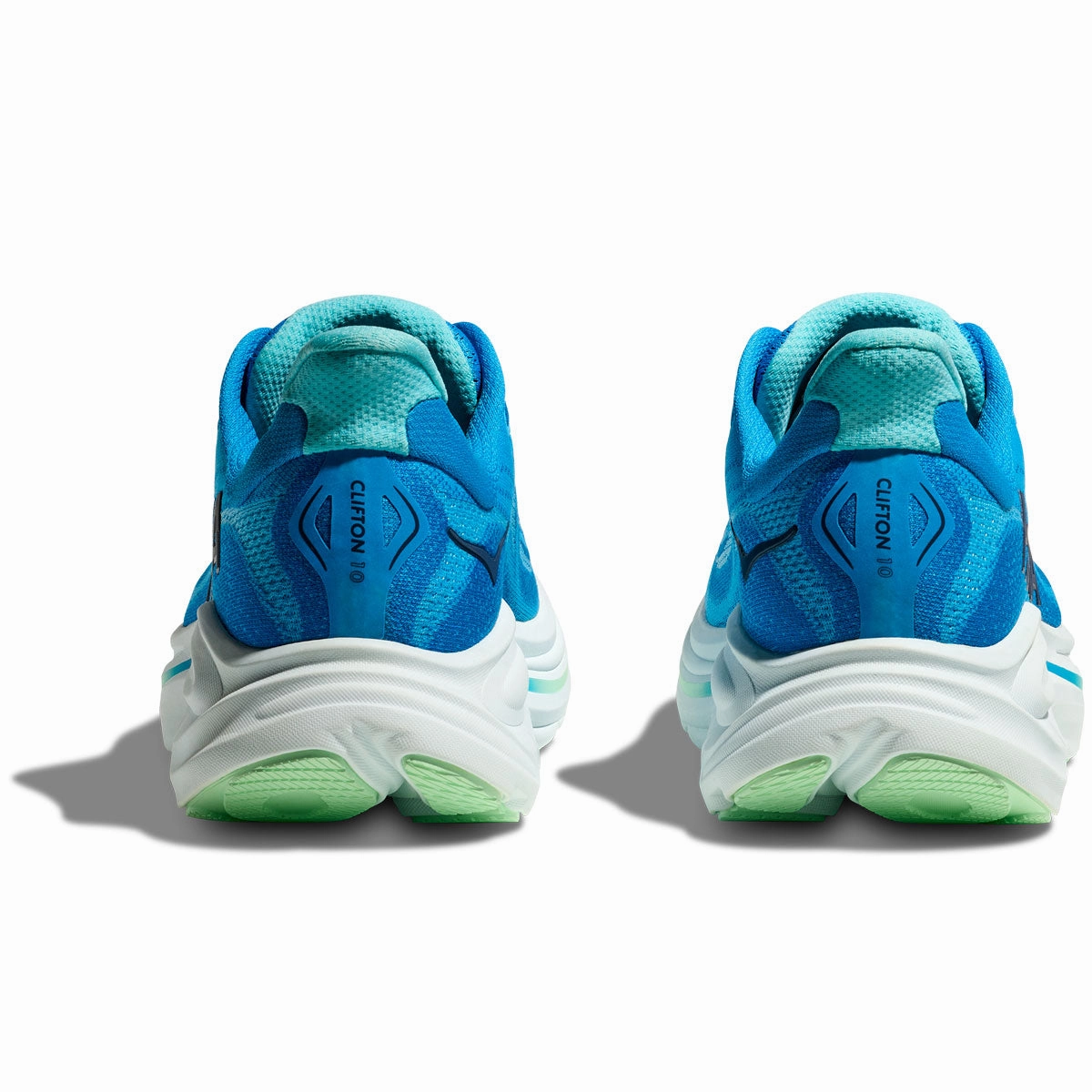 Hoka Clifton 10 Wide Fit Running Shoes - Mens - Hoka Blue/Skyward Blue The Best Shoes For Flat Feet
