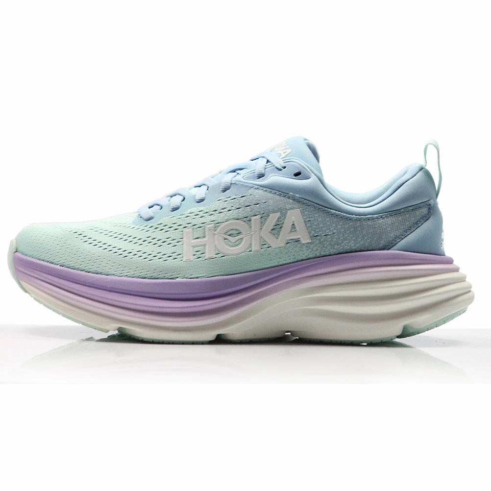 Hoka One One Bondi 8 Women's Running Shoe - Black/Black Connecticut