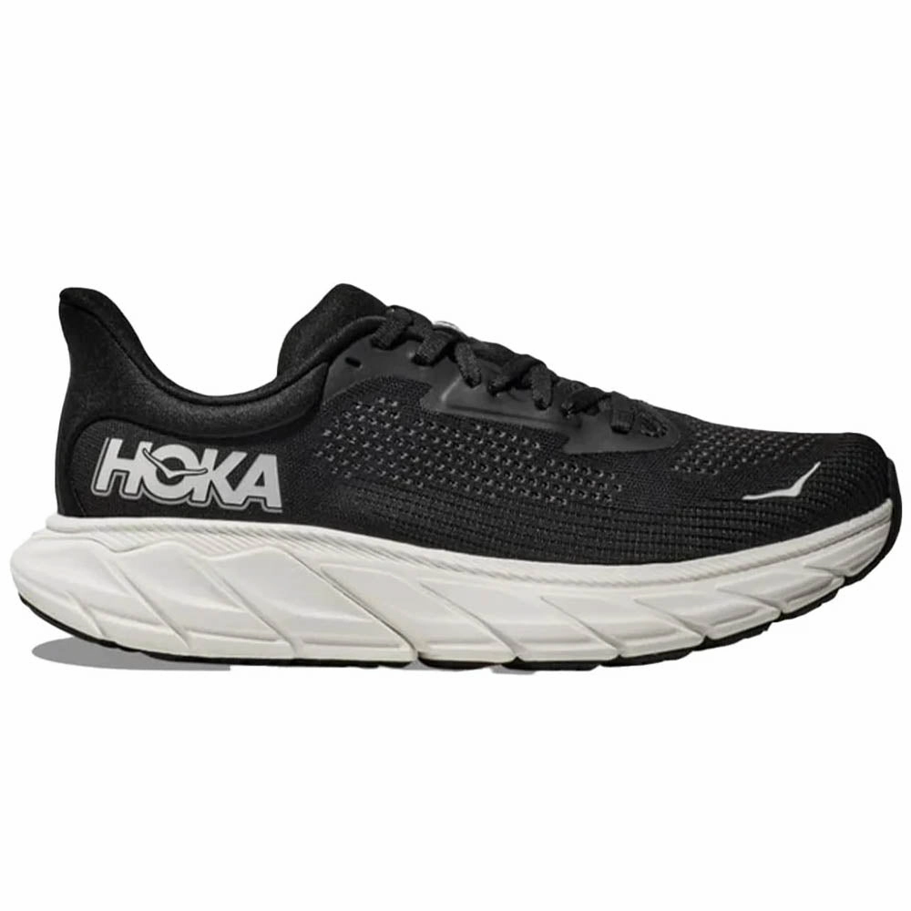 Shoes Outlet Store Near Me Men's Hoka Arahi 7, Black/White, 9.5 D Medium