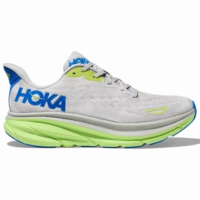 Models Men's Hoka Clifton 9, Stardust/Electric Cobalt, 11 D Medium