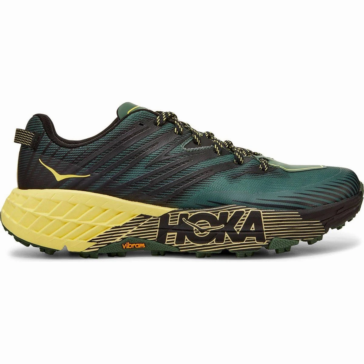 Price In Japan Men's Hoka Speedgoat 4, Myrtle/Limelight, 8.5 D Medium