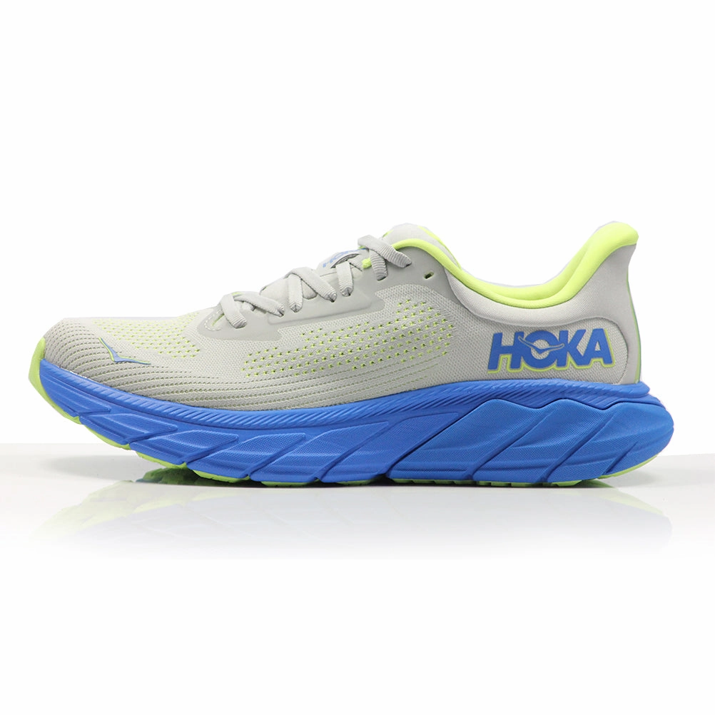 Running Recovery Shoes Hoka One One Arahi 7 Men's Running Shoe - Stardust/Electric Cobalt