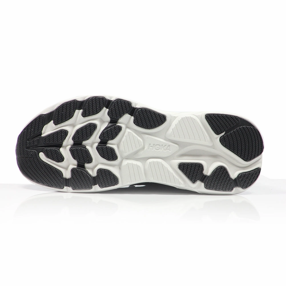 Hoka One One Clifton 10 Junior Running Shoe - Black/White Clean Shoes