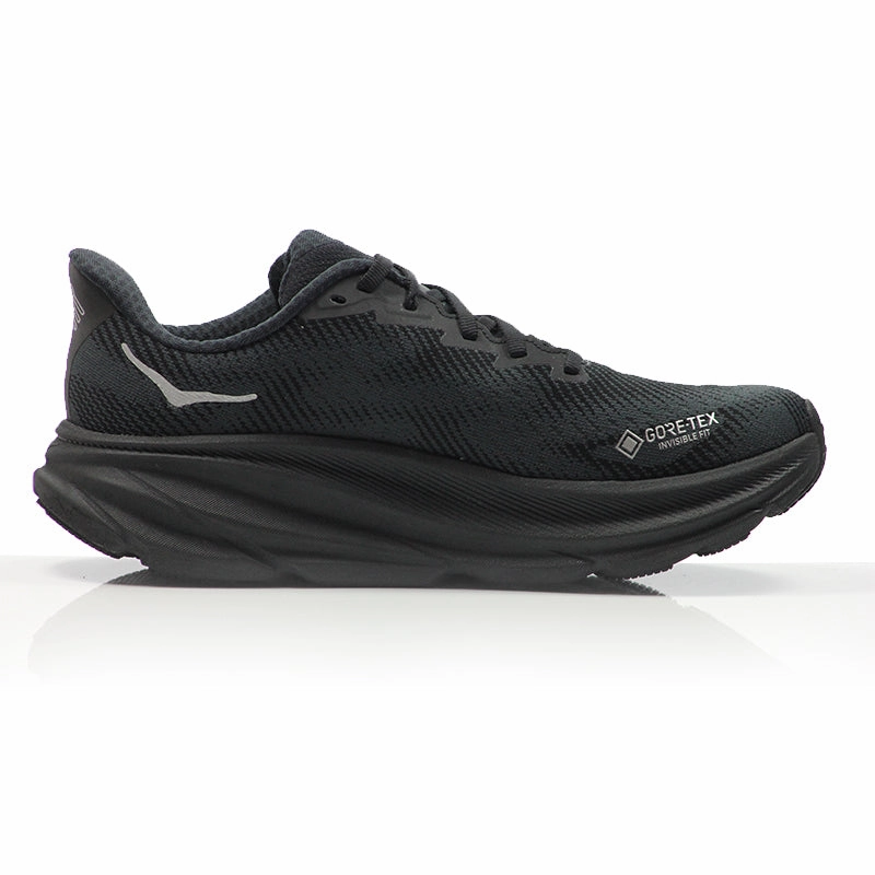 Hoka One One Clifton 9 GTX Women's Running Shoe - Black/Black Shoes In Orlando