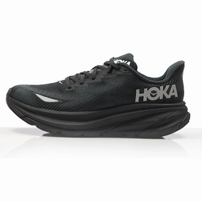 Hoka One One Clifton 9 GTX Women's Running Shoe - Black/Black Rocker Bottom