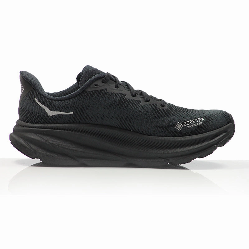 Hoka One One Clifton 9 GTX Women's Running Shoe - Black/Black Shoes Walmart
