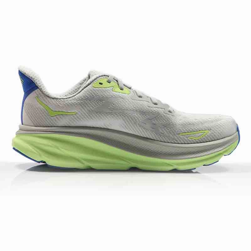 Hoka One One Clifton 9 Men's Running Shoe - Stardust/Electric Cobalt Good Budget Running Shoes