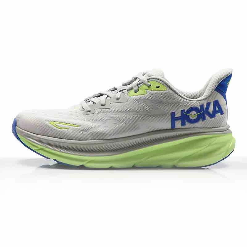 Hoka One One Clifton 9 Men's Running Shoe - Stardust/Electric Cobalt Popular Running Shoes