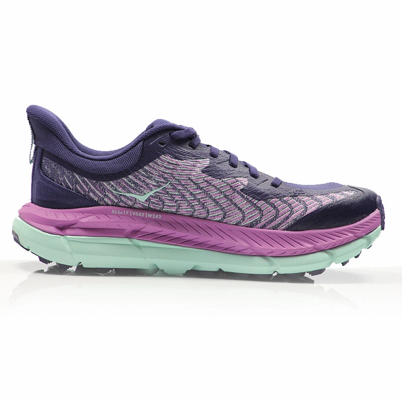 Hoka One One Mafate Speed 4 Women's Trail Shoe - Night Sky/Orchid Flower Bass Pro Shoes