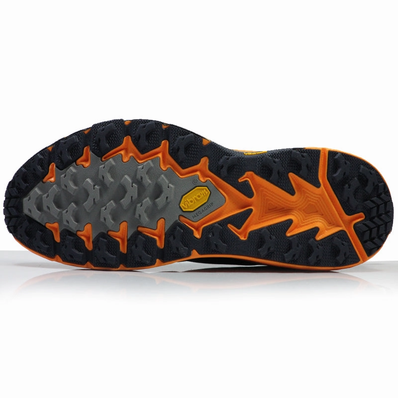 Best Running Shoes For Overpronation 2019 Hoka One One Speedgoat 4 Men's Trail Shoe - Black Iris/Bright Marigold