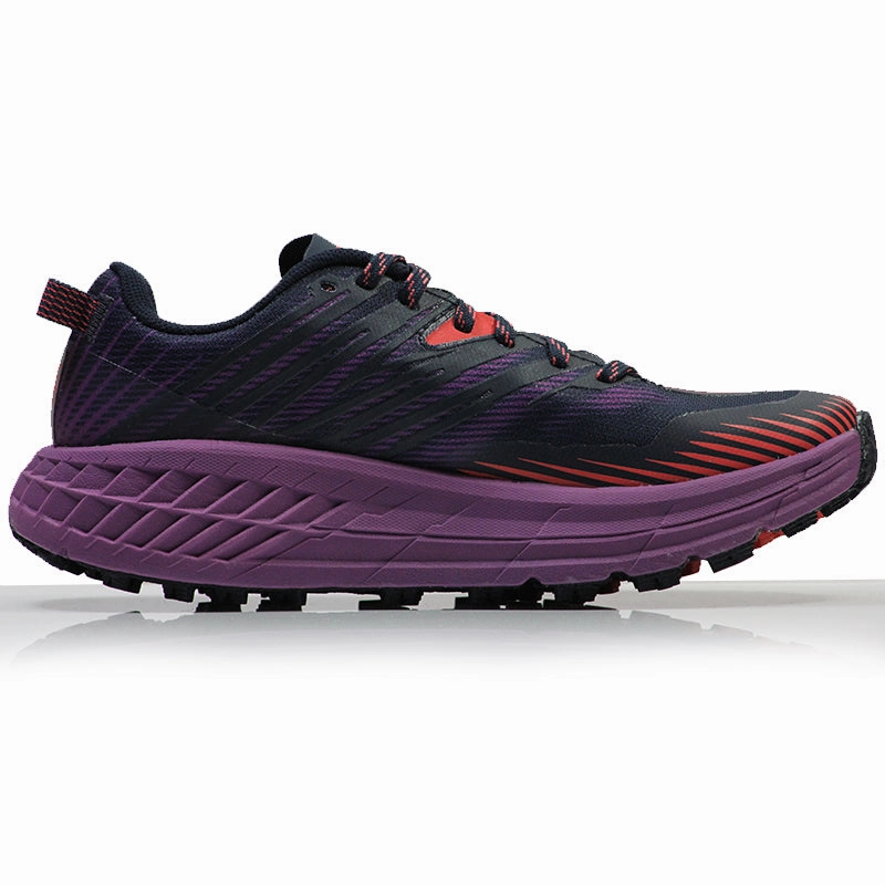 Similar Hoka One One Speedgoat 4 Women's Trail Shoe - Outer Space/Hot Coral