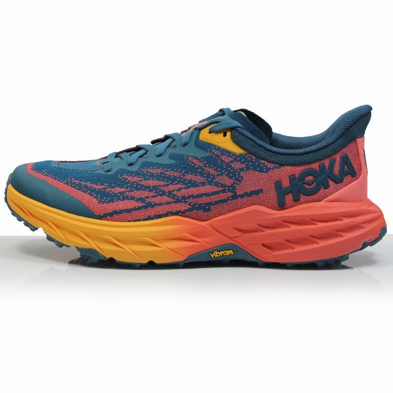 Hoka One One Speedgoat 5 Women's Trail Shoe - Blue Coral/Camellia Sizing Vs