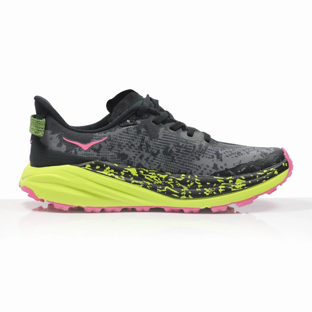 Hoka One One Speedgoat 6 Women's Trail Shoe - Black/Neon Hoka Citrus Shoes Traverse City