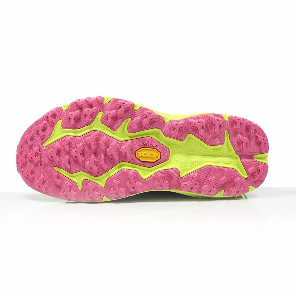 Clifton Shoes Hoka One One Speedgoat 6 Women's Trail Shoe - Black/Neon Hoka Citrus