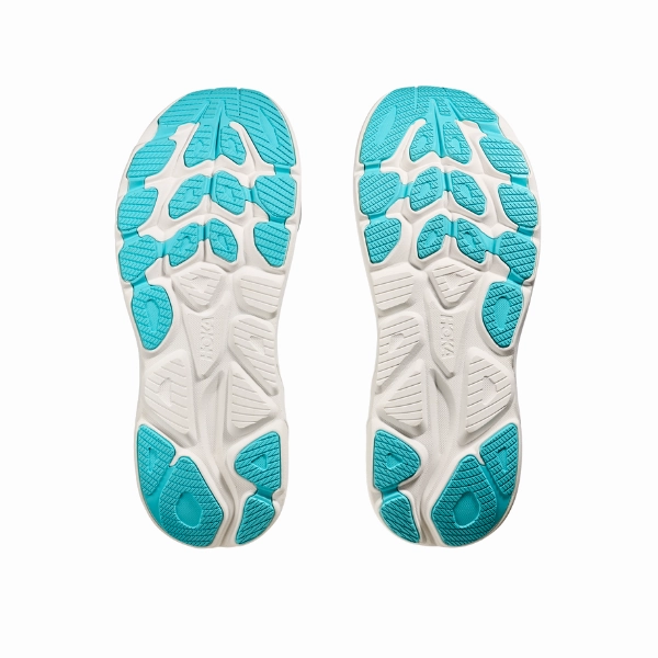 Oak Brook Hoka Men's Clifton 10 Wide White/Blue