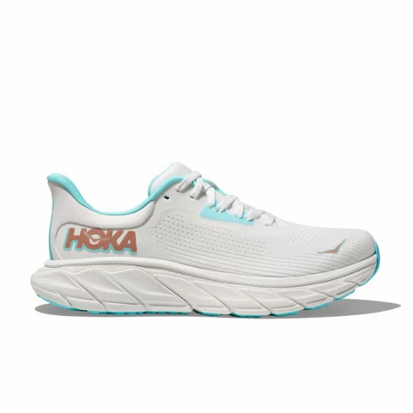 Near My Location HOKA Women's Arahi 7 (Medium Width) White/Gold