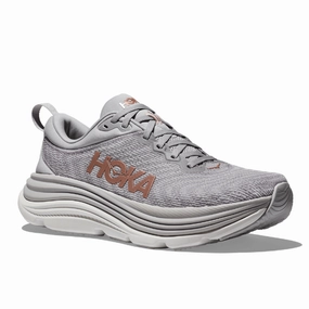 HOKA Women's Gaviota 5 Wide Harbor Mist/Rose Gold Factory