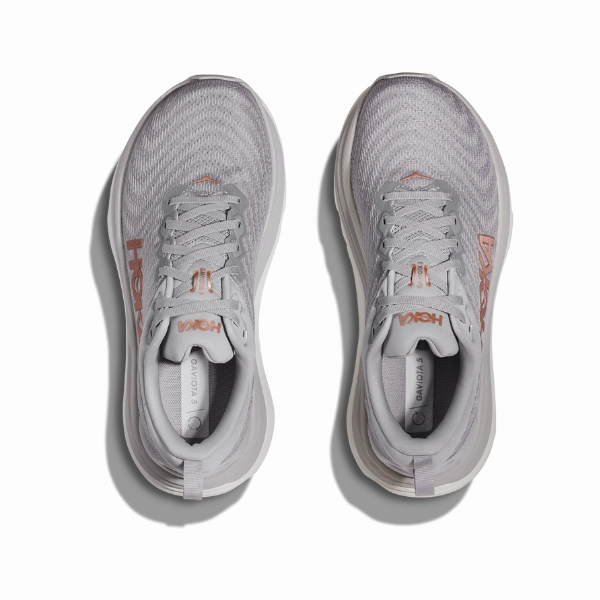 HOKA Women's Gaviota 5 Wide Harbor Mist/Rose Gold Shoes For Diabetic Neuropathy
