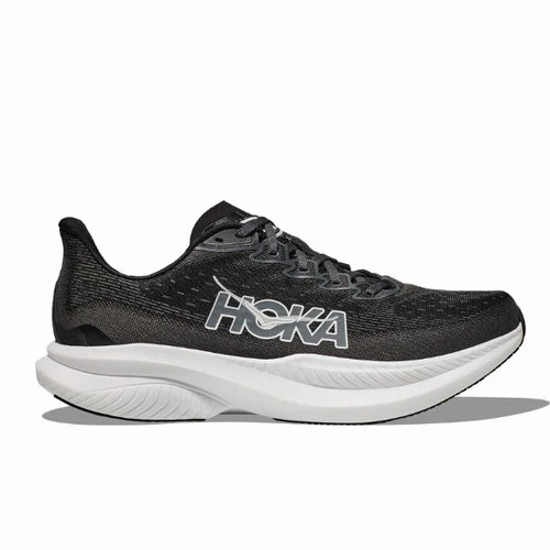 HOKA Women's Mach 6 (Medium Width) Black/White Models