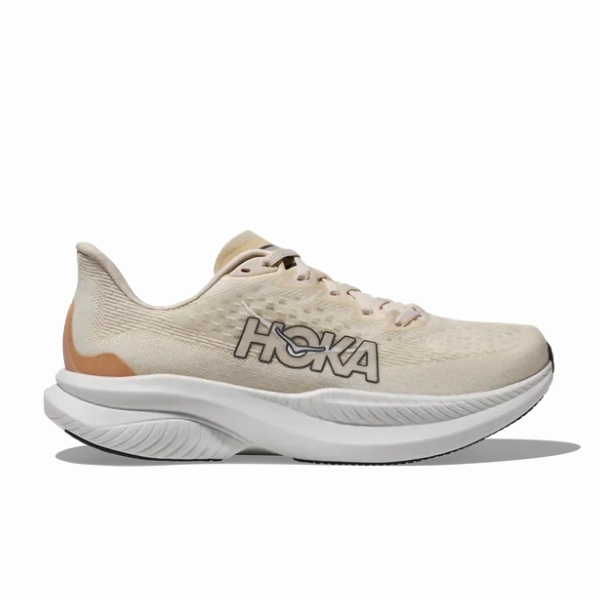 Wash Shoes In Washing Machine HOKA Women's Mach 6 (Medium Width) Vanilla
