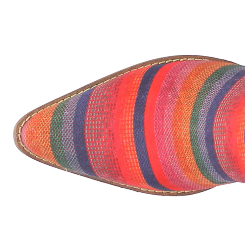 Allen Boots Austin Hot Tamale Southwest Snip Toe Cowboy Boots