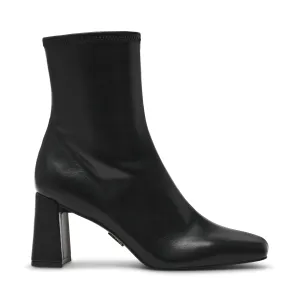 Stretching Leather Boots Hurst Bootie BLACK