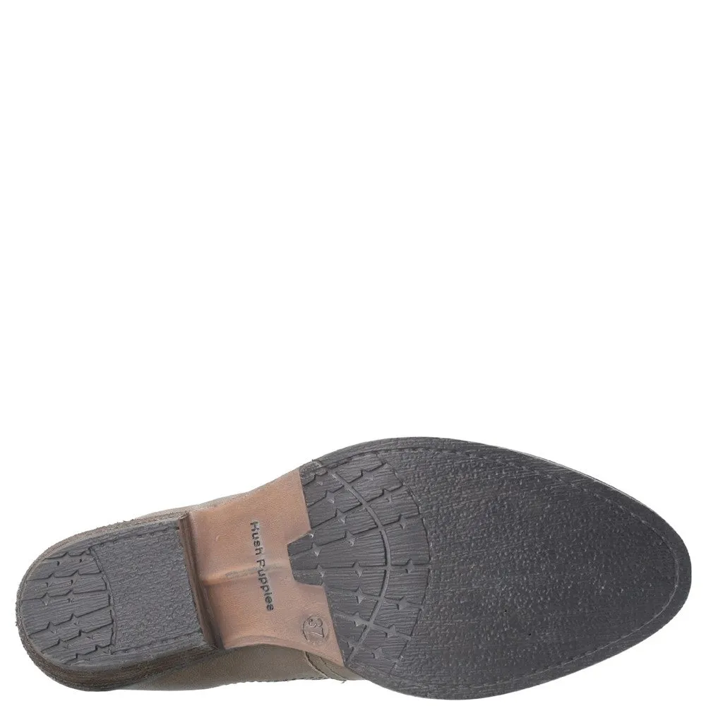 Ankle Boots Comfy Hush Puppies Isla Zip Up Ankle Boot