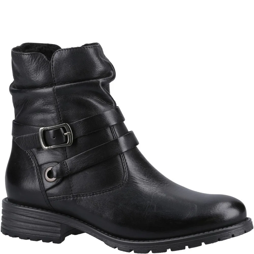 Hush Puppies Piper Ankle Boots Petrol Ankle Boots
