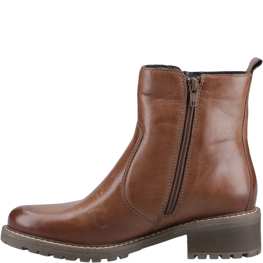 Hush Puppies Pippa Ankle Boots Leopard Heel Ankle Boots