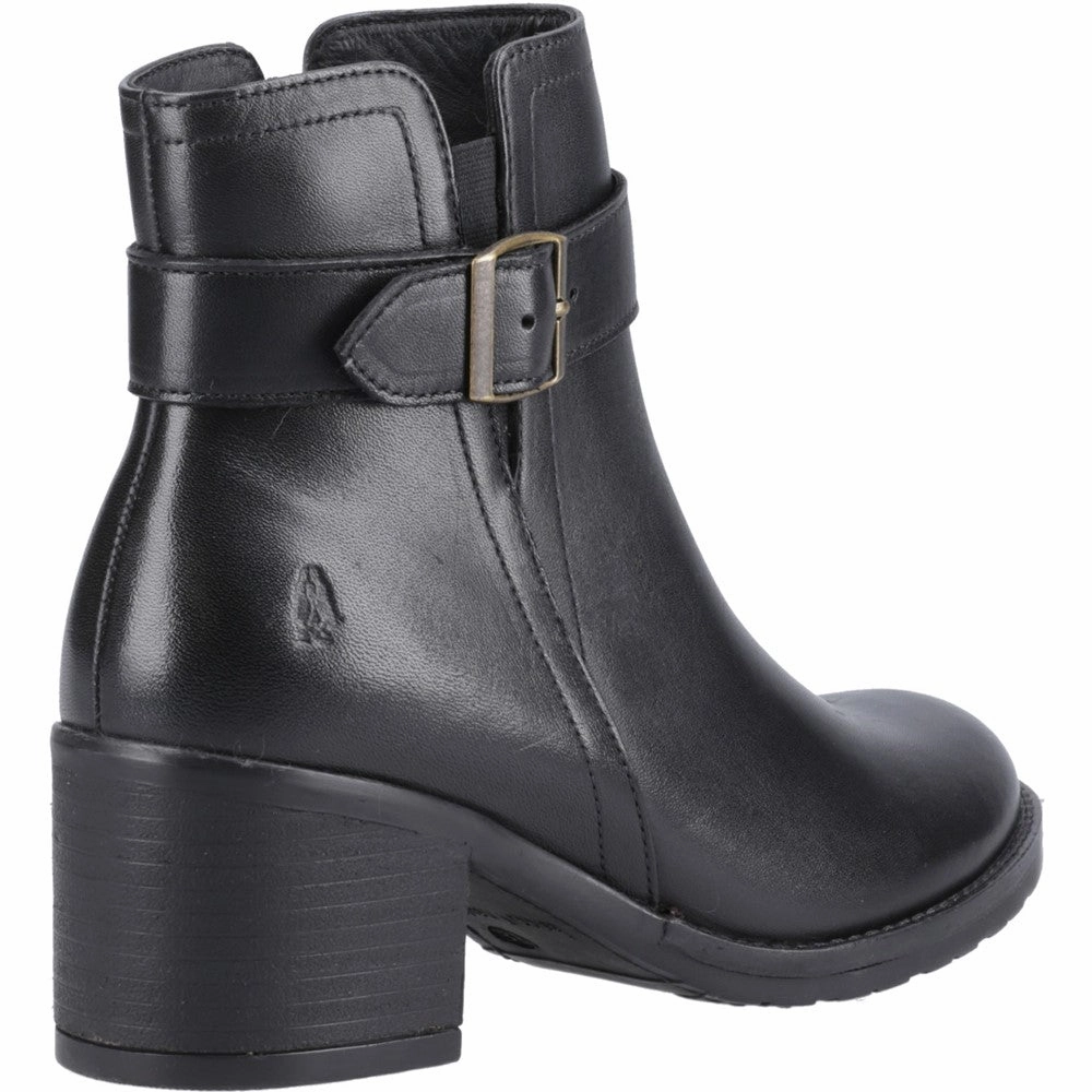 Hush Puppies Hensley Buckle Boot Wide Fit Fur Lined Ankle Boots