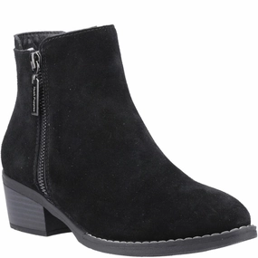 Hush Puppies Ingrid Zip Boot Flat Pointed Toe Boots