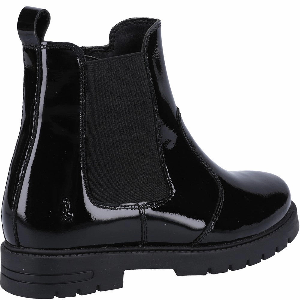 Hunter Boots Hush Puppies Laura Patent Junior School Boots