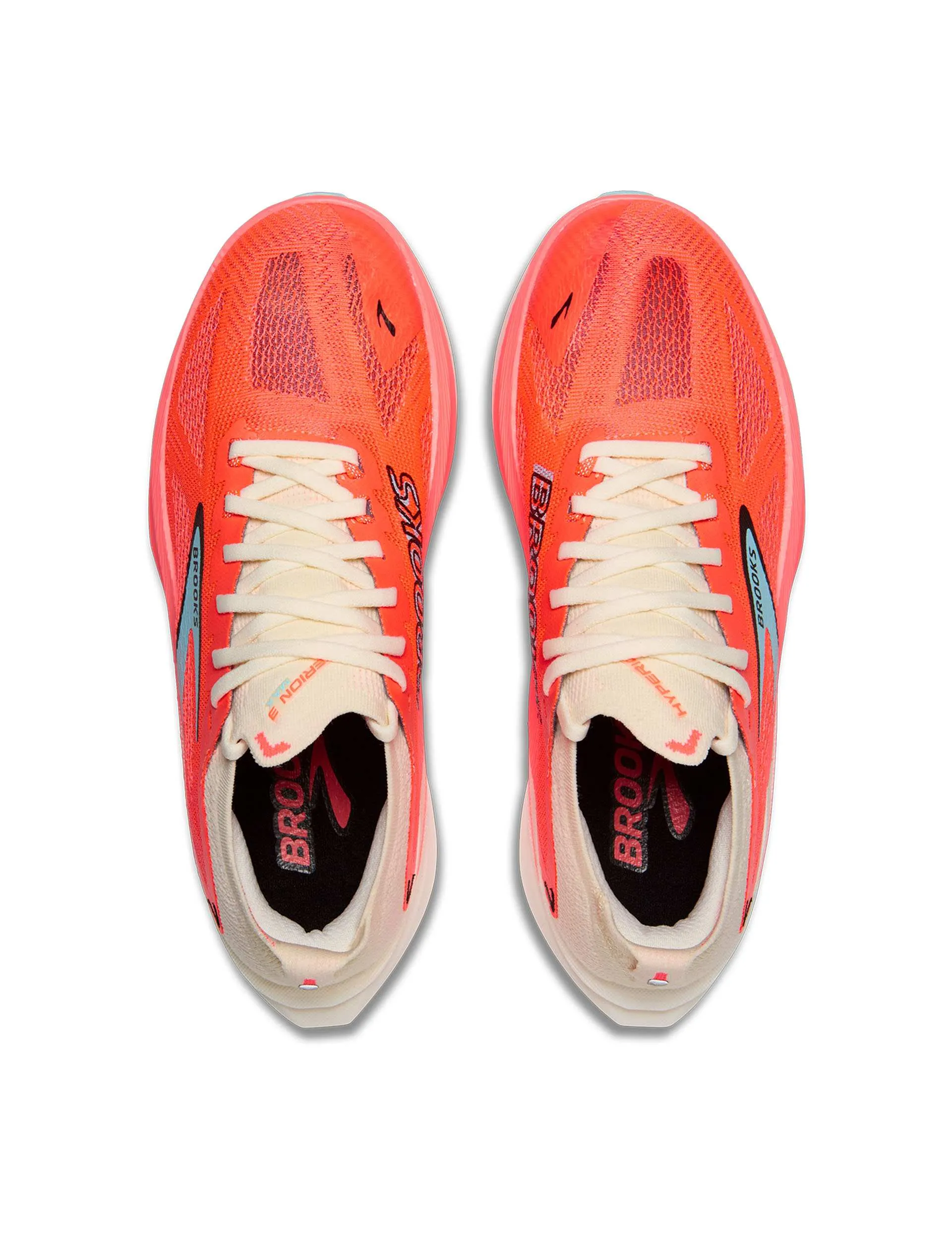 Hyperion Max 3 - Coconut/Fiery Coral/Atomizer Adidas Trainer Shoes