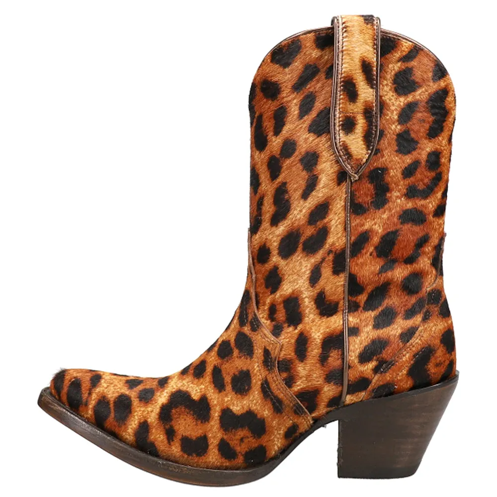 Bandida Leopard Pointed Toe Cowboy Boots Caiman Boots