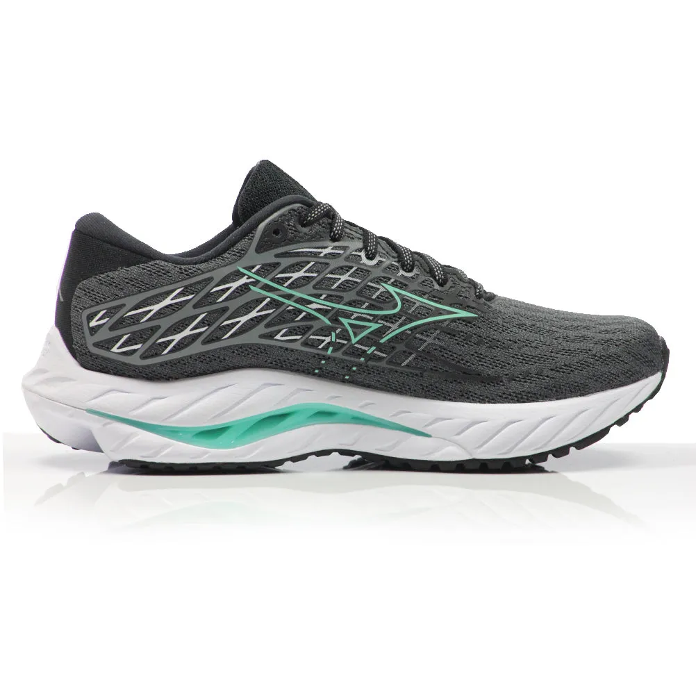 Mizuno Wave Inspire 20 Women's Running Shoe - Iron gate/Dusty Jade Green/Black Super Trainer Running Shoes