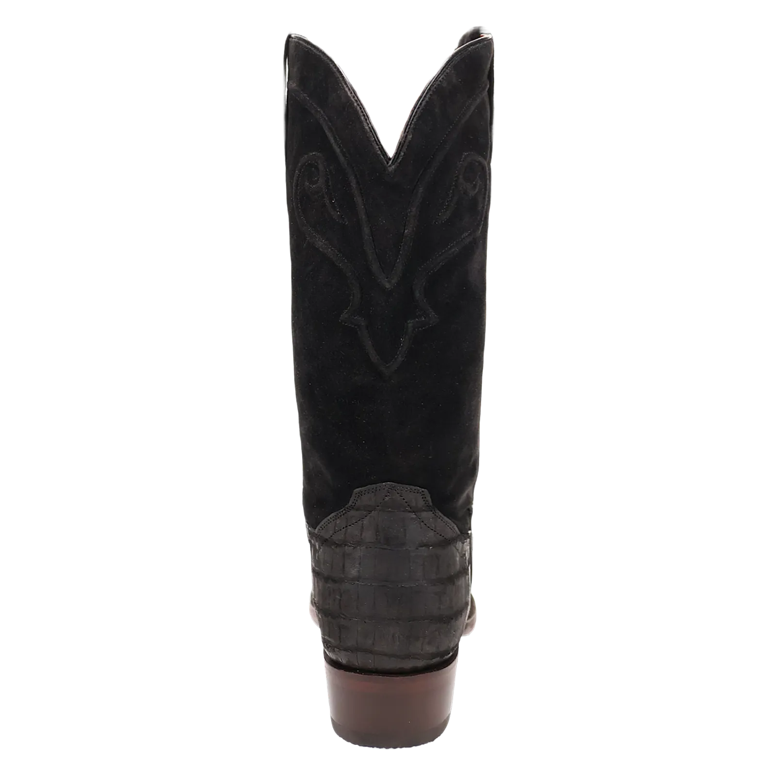 Dog Boots For Winter Dan Post Men's Alvis Black Caiman Leather Western Boot DP3100